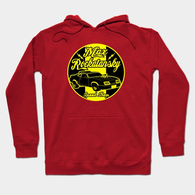 Max Rockatansky speed shop Hoodie by carloj1956